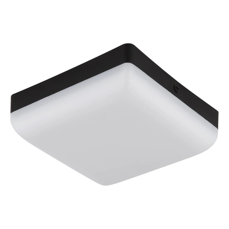 Globo - LED Plafondlamp LED/8W/230V 4000K 12x12 cm zwart