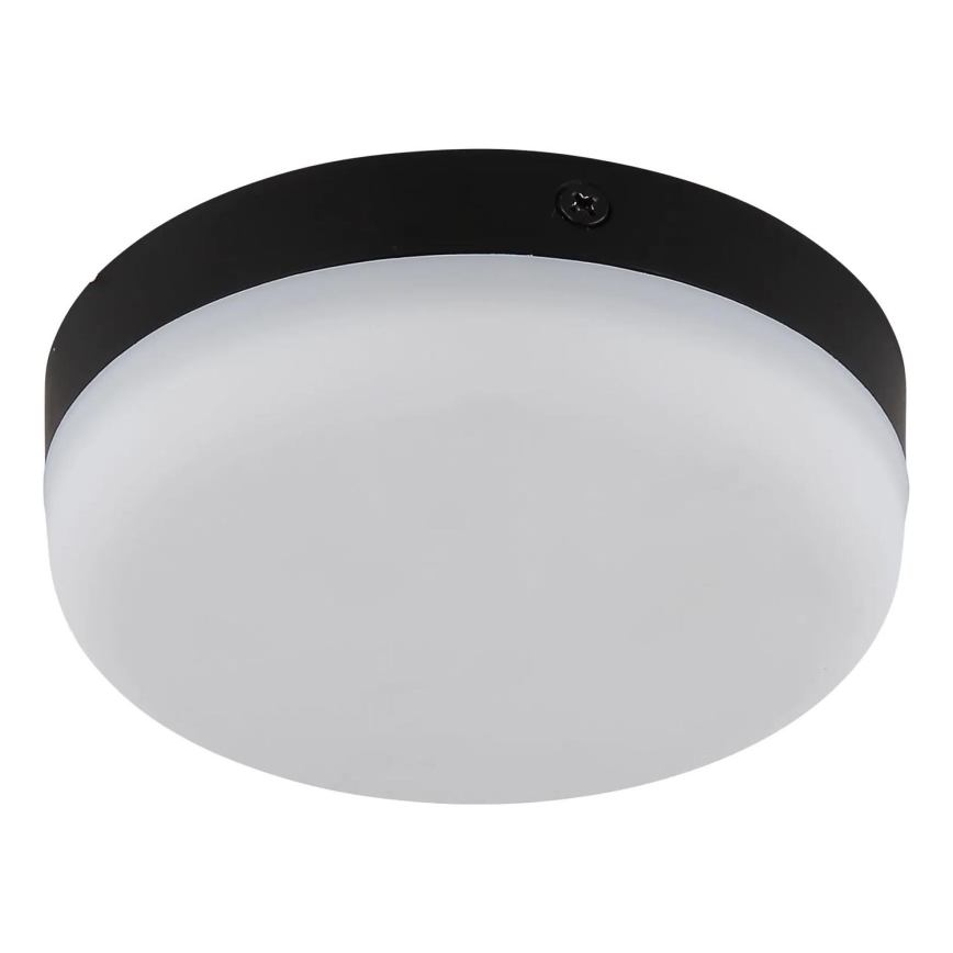 Globo - LED Plafondlamp LED/8W/230V 4000K diameter 12 cm zwart