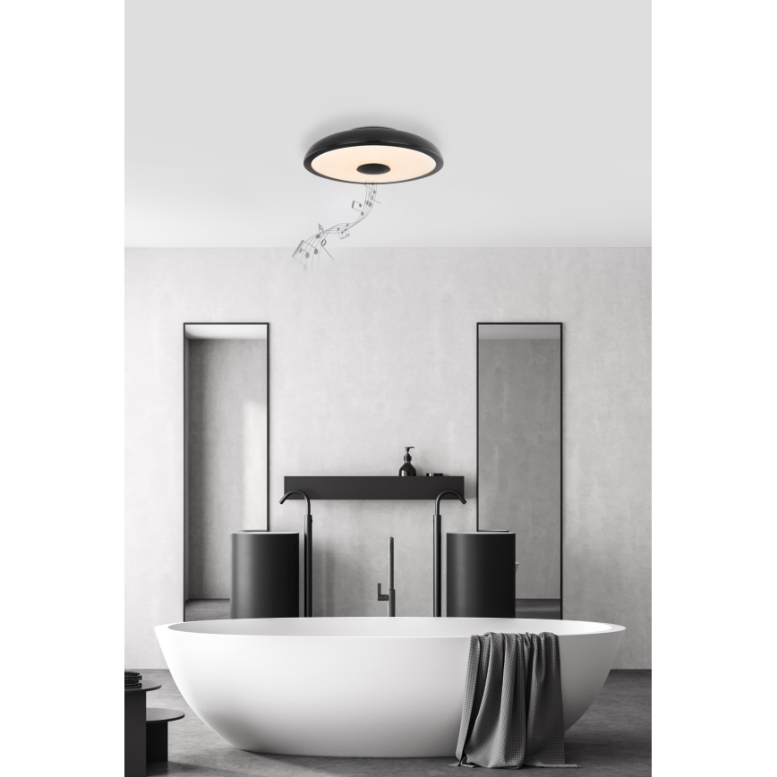 Globo - LED RGBW Dimbare badkamer lamp met een luidspreker LED/18W/230V 3000-6500K IP44 + afstandsbediening