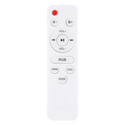 Globo - LED RGBW Dimbare badkamer lamp met een luidspreker LED/18W/230V 3000-6500K IP44 + afstandsbediening