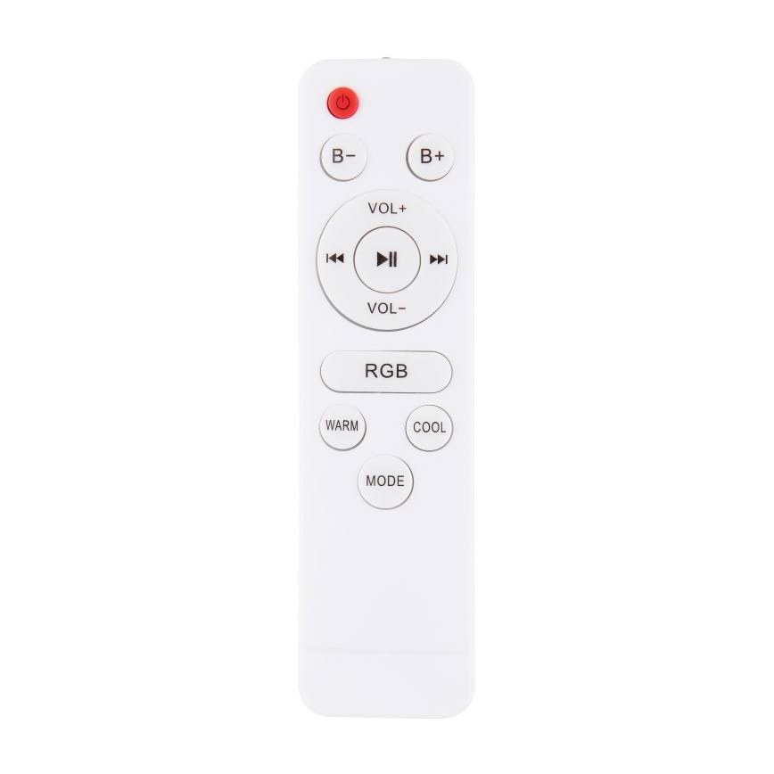 Globo - LED RGBW Dimbare badkamer lamp met een luidspreker LED/18W/230V 3000-6500K IP44 + afstandsbediening