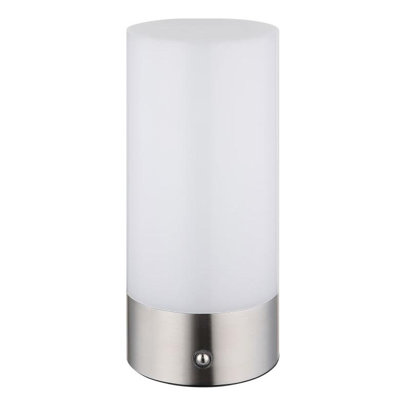 Globo - LED RGBW Dimbaar aanraken buitenshuis tafellamp LED/1,8W/5V 1500 mAh IP44 mat chroom