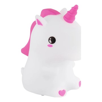 Globo - LED RGBW Dimbaar oplaadbaar nachtlampje voor kinderen LED/1,5W/5V 1200 mAh eenhoorn