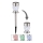 Globo - LED RGBW Solar lamp 2in1 LED/0,06W/3V IP44
