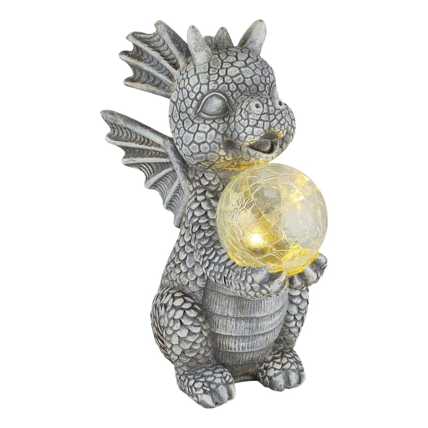Globo - LED Solar decoratie LED/0,02W/3V IP44 draak