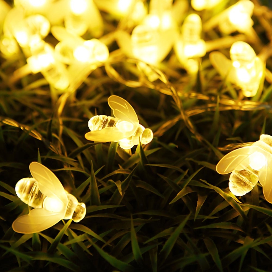 Globo - LED Solar ketting 20xLED/0,06W/3V IP44 300 mAh