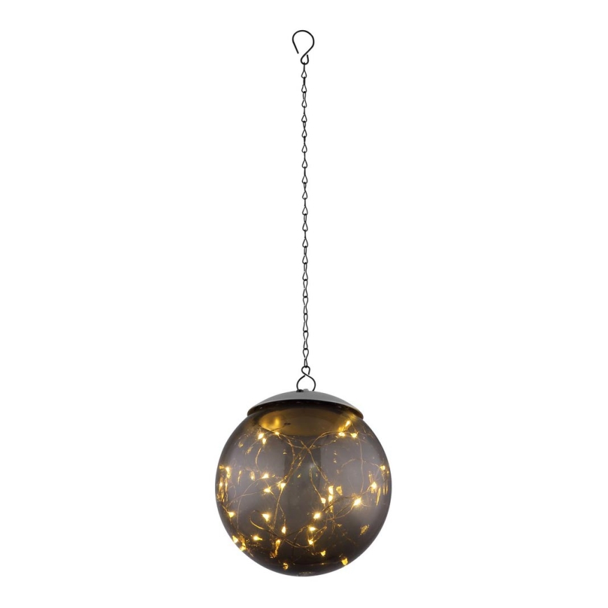 Globo - LED Solar kroonluchter aan een ketting 20xLED/0,06W/1,2V diameter 15 cm IP44