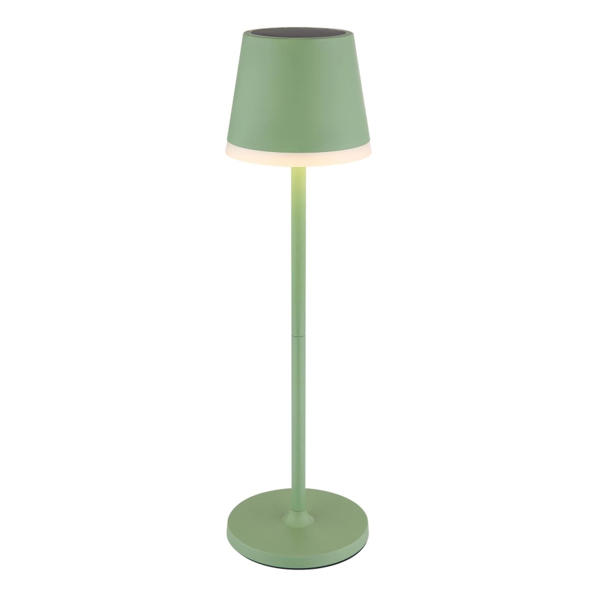 Globo - LED Solar lamp LED/0,06W/3V 3000K IP44 1200 mAh groen