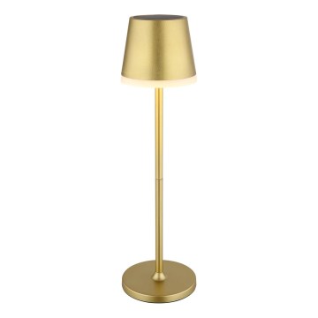 Globo - LED Solar lamp LED/0,6W/3V 3000K IP44 goud