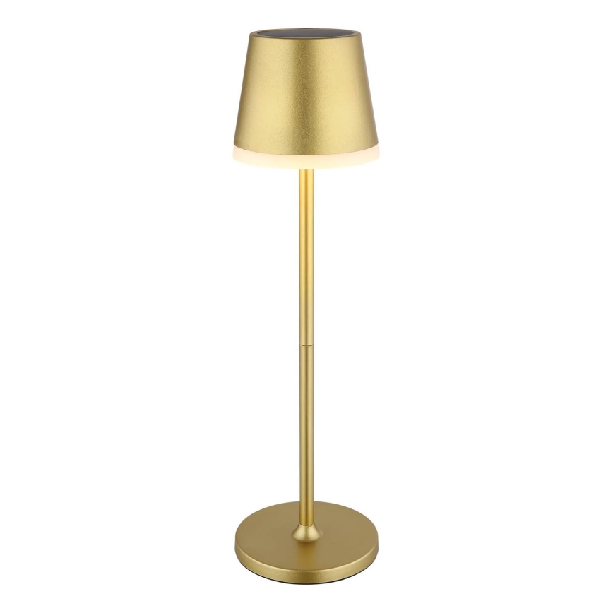 Globo - LED Solar lamp LED/0,6W/3V 3000K IP44 goud