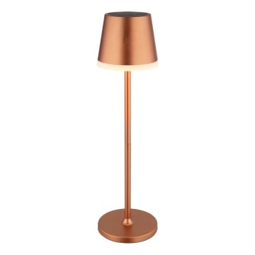 Globo - LED Solar lamp LED/0,6W/3V 3000K IP44 koper