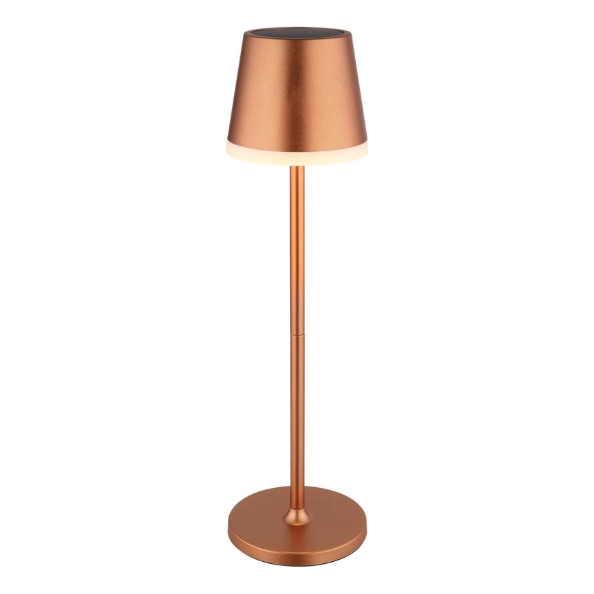 Globo - LED Solar lamp LED/0,6W/3V 3000K IP44 koper