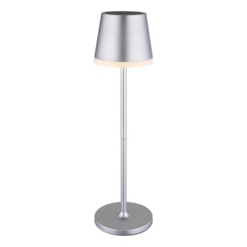Globo - LED Solar lamp LED/0,6W/3V 3000K IP44 mat chroom