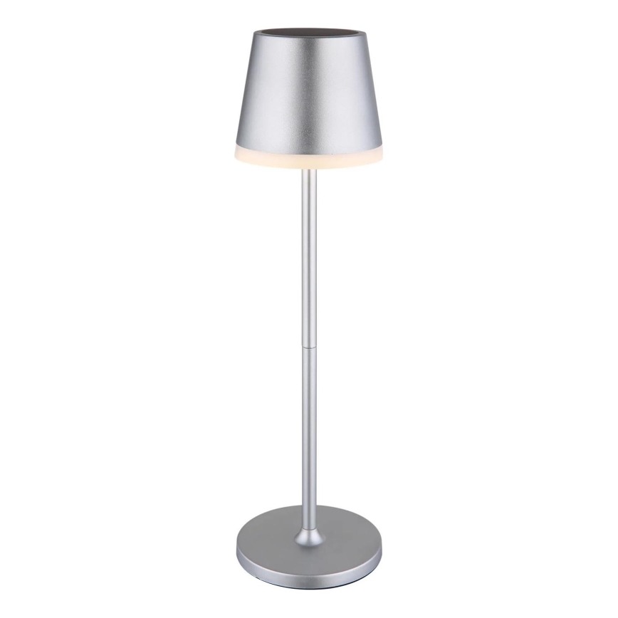 Globo - LED Solar lamp LED/0,6W/3V 3000K IP44 mat chroom