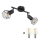 Globo - LED spot 2xE14/6W/230V zwart