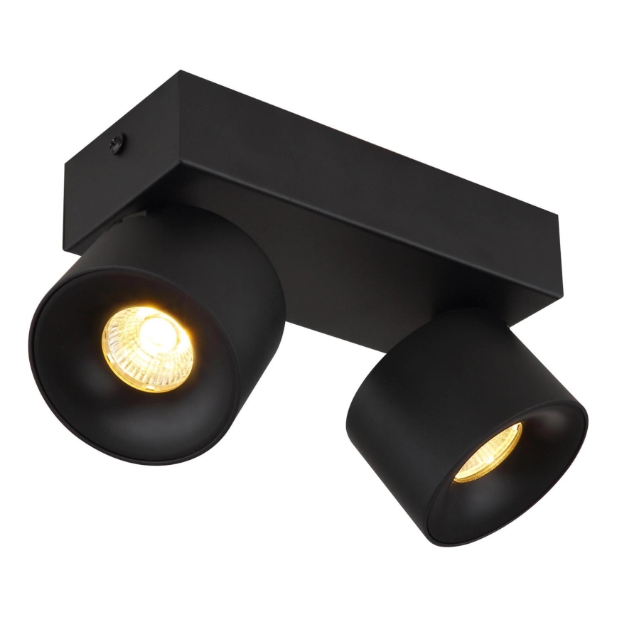 Globo - LED spot 2xLED/6W/230V zwart