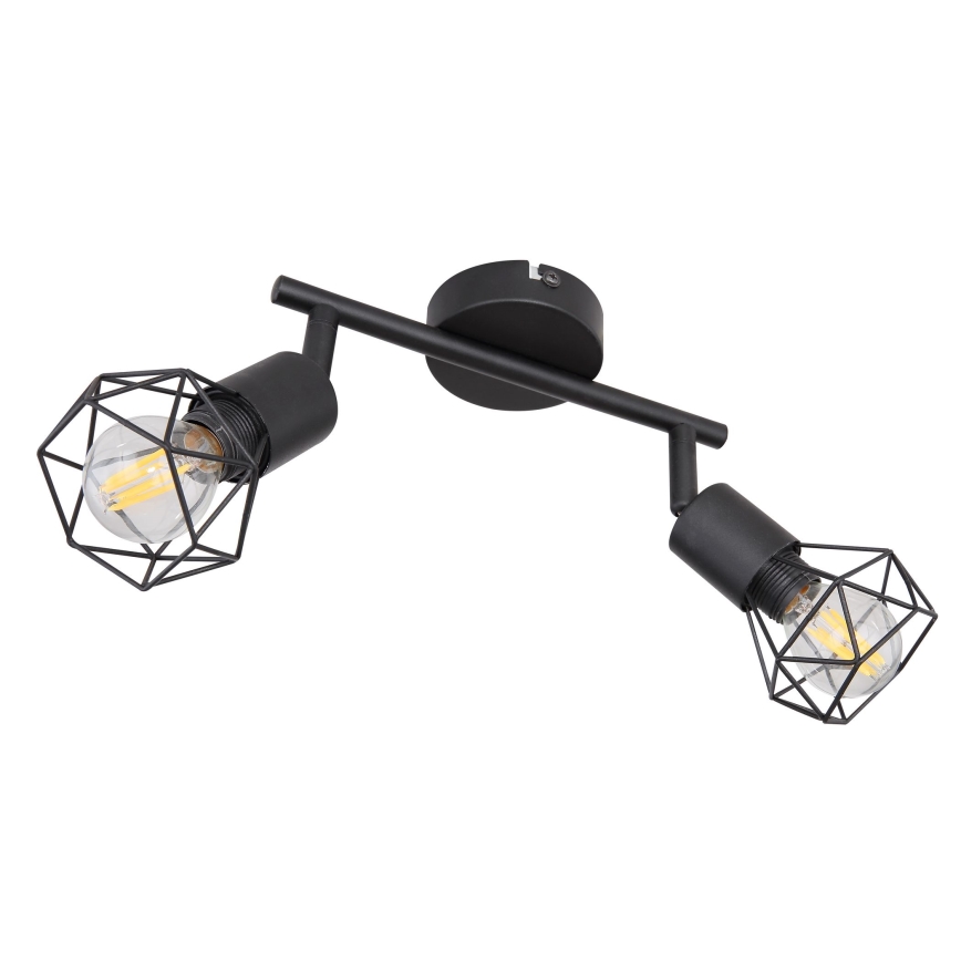Globo - LED spot 2xE14/6W/230V zwart