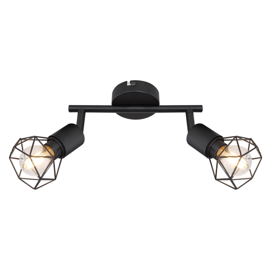 Globo - LED spot 2xE14/6W/230V zwart
