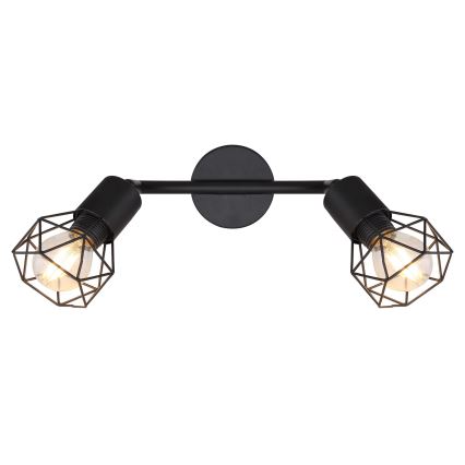 Globo - LED spot 2xE14/6W/230V zwart
