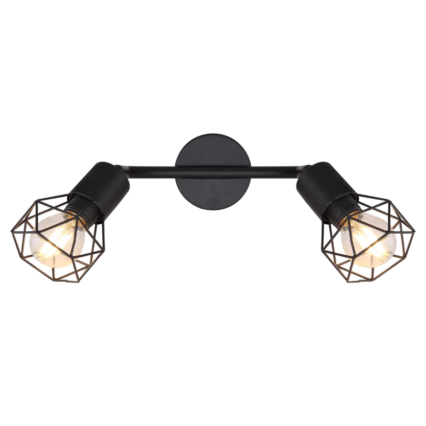 Globo - LED spot 2xE14/6W/230V zwart