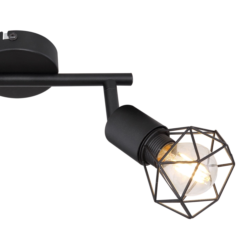 Globo - LED spot 2xE14/6W/230V zwart