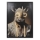 Globo - LED-verlicht decoratief oplaadbaar schilderij LED/5W/5V 72x52 cm 1000 mAh neushoorn