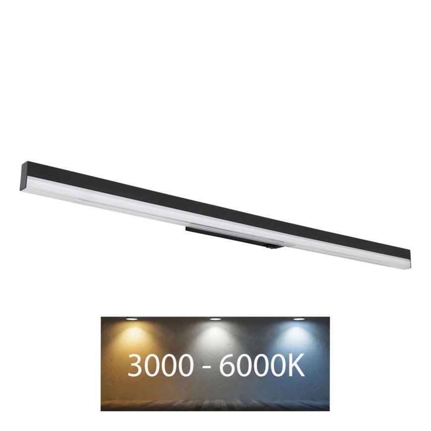 Globo - LED wand verlichting LED/18W/230V 3000/6000K 80 cm zwart
