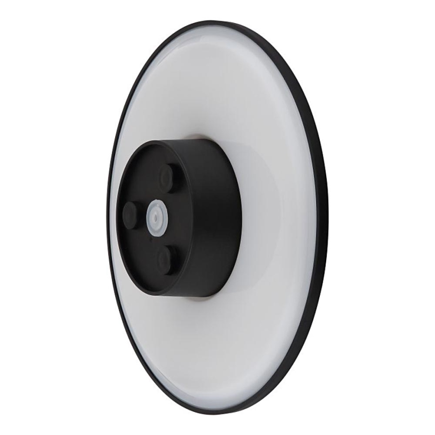 Globo - LED Wandlamp voor buiten LED/15W/230V 3000/4000/6000K diameter 25,2 cm IP44 zwart
