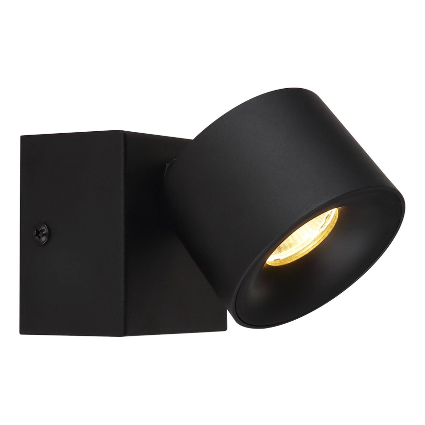 Globo - LED Wandspot LED/6W/230V zwart