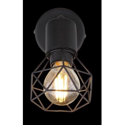 Globo - LED Wandspot 1xE14/6W/230V zwart