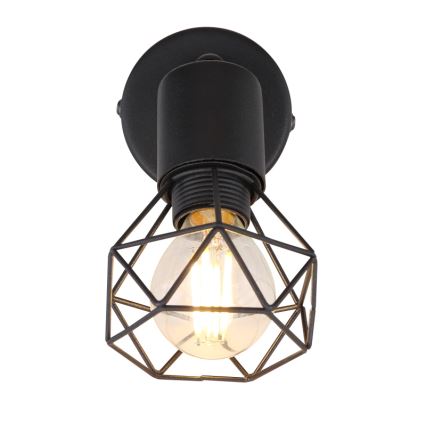 Globo - LED Wandspot 1xE14/6W/230V zwart