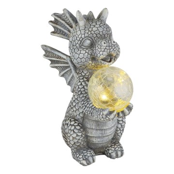 Globo - LED Zonne-energie decoratie LED/0,02W/3V IP44 draak 300 mAh