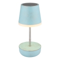 Globo - LED Zonne-energie lamp 10xLED/0,06W/3V IP44 800 mAh blauw