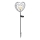 Globo - LED zonne-lamp LED/3V IP44 300 mAh zilveren hart