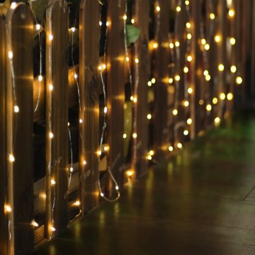 Globo - LED-zonneslinger 120xLED/3,2V IP44 13,4 m 600 mAh