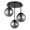 Globo - Opbouwkroonluchter 3xE14/25W/230V zwart