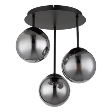 Globo - Opbouwkroonluchter 3xE14/25W/230V zwart