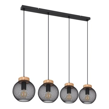 Globo - Pendellamp aan kabel 4xE27/40W/230V