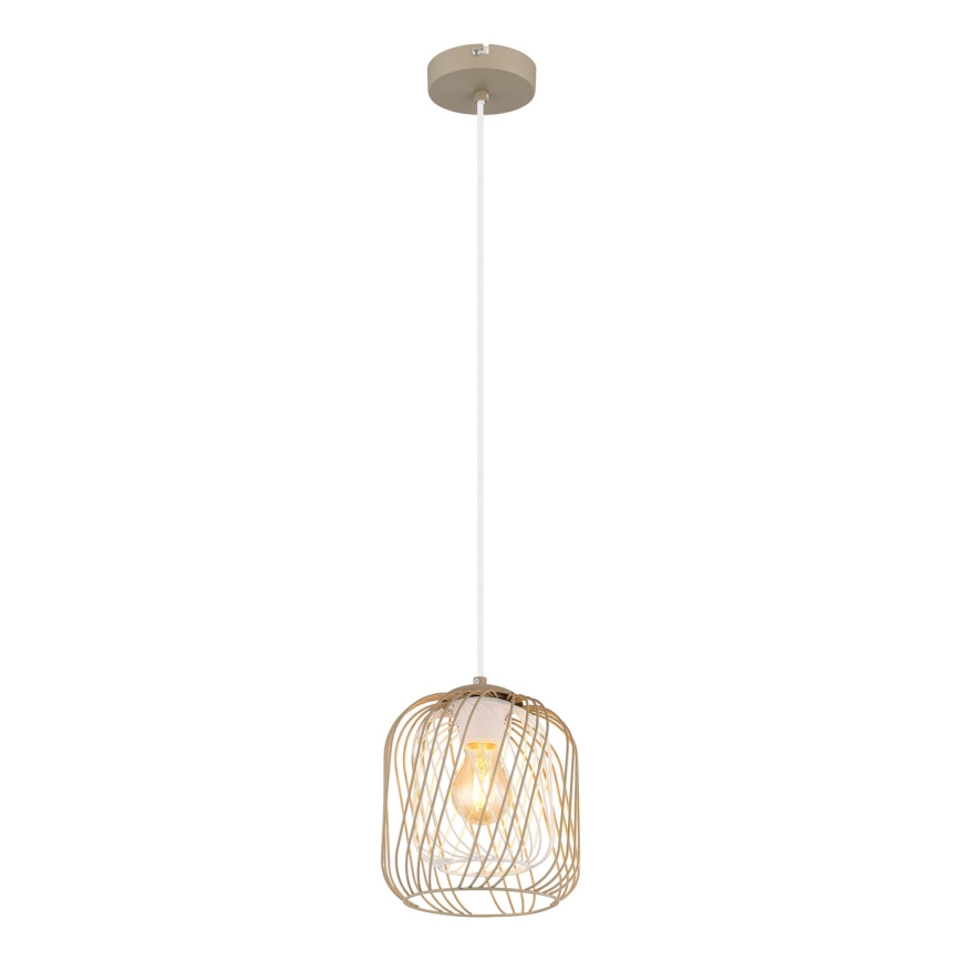 Globo - Pendellamp met kabel 1xE27/40W/230V Ø 18 cm