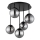 Globo - Plafondkroonluchter 5xE14/25W/230V zwart