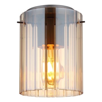 Globo - Plafondlamp 1xE27/40W/230V diameter 18 cm bruin