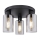 Globo - Plafondlamp 3xE27/60W/230V zwart
