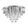 Globo - Plafondlamp 5xE14/40W/230V diameter 46 cm glanzend chroom