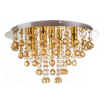 Globo - Plafondlamp 5xE14/40W/230V diameter 46 cm goud