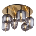 Globo - Plafondlamp 6xE14/40W/230V messing