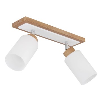 Globo - Plafondspot 2xE27/60W/230V beige/wit