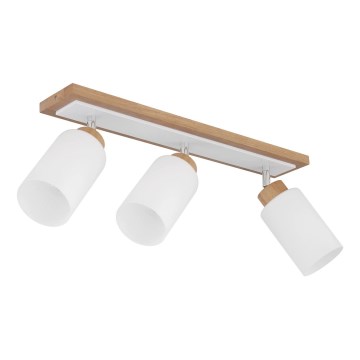 Globo - Plafondspot 3xE27/60W/230V beige/wit
