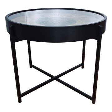 Globo - Salontafel Ø 71,5 cm zwart