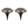 Globo - SET 2x LED Solar lamp LED/0,72W/3V 3200K IP44 300 mAh