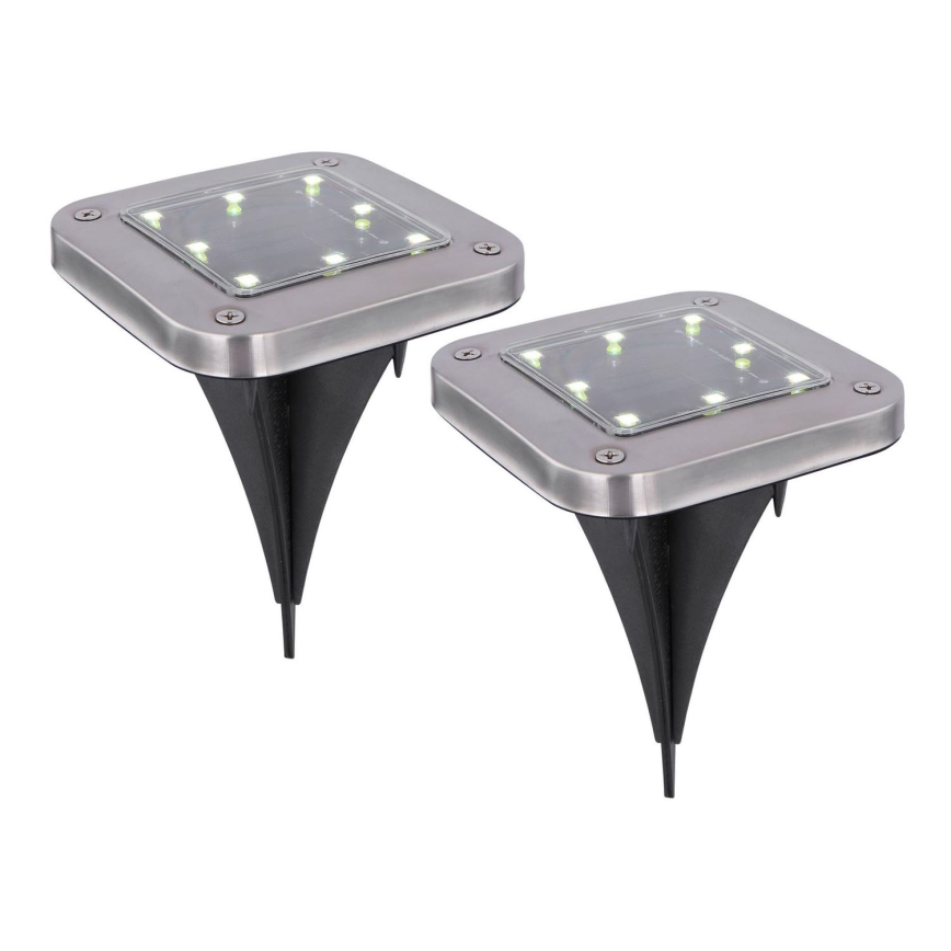 Globo - SET 2x LED Solar lamp LED/0,8W/1,2V IP44 300 mAh